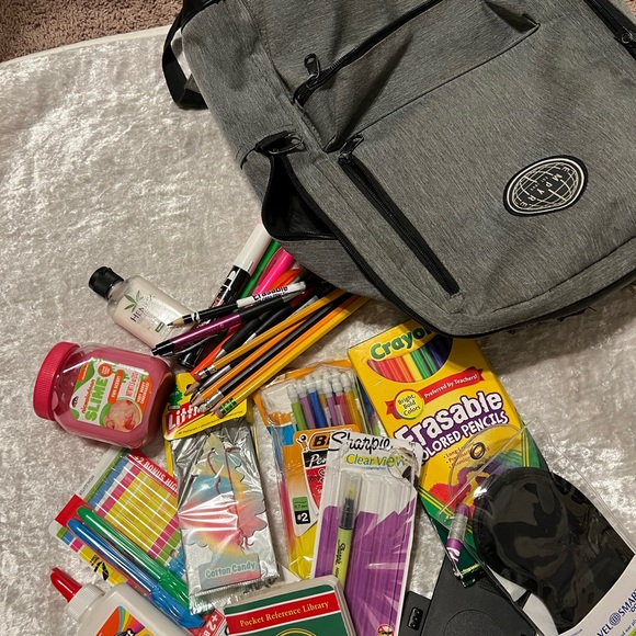 Empyre book bag with supplies, used but good condition - Picture 2 of 12